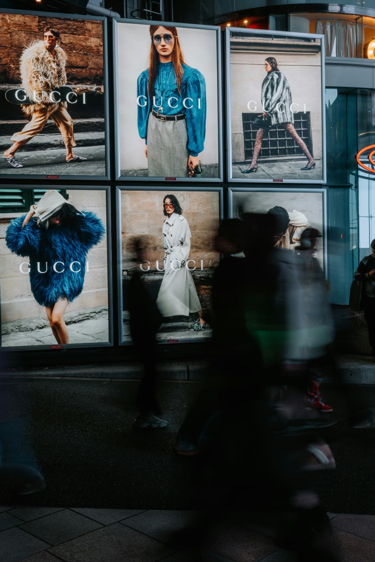 Gucci fashion campaign displays photographed by Takashi Sakamoto